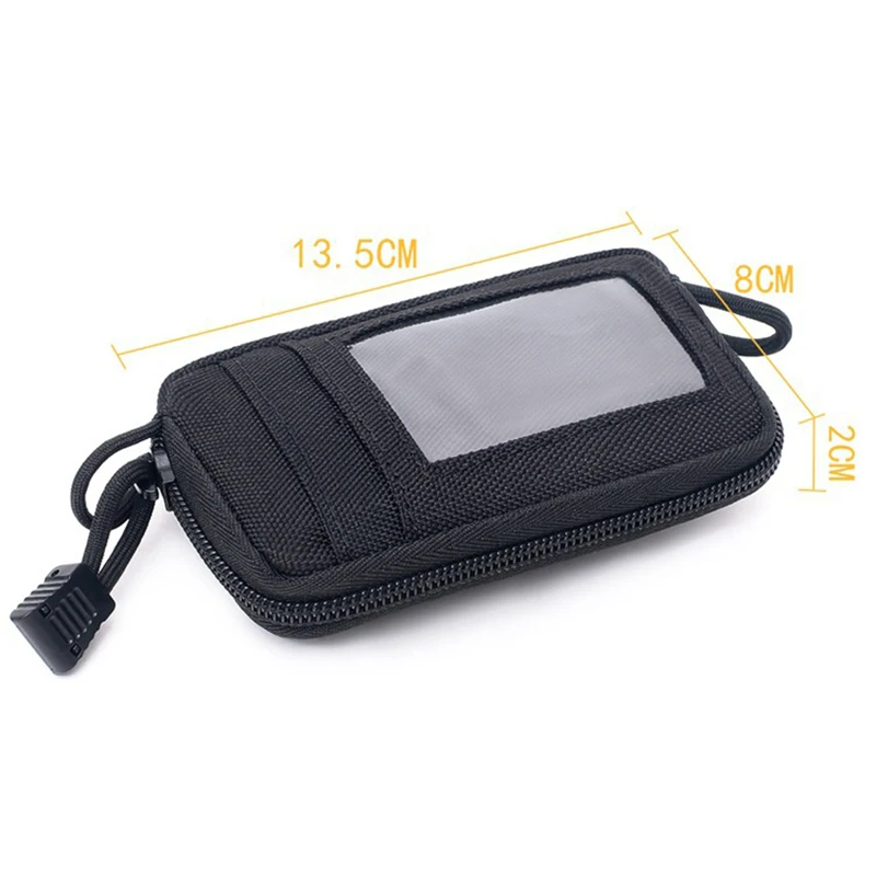 1000D Tactical Edc Pouch Wallet Bag Outdoor Key Coin Purse Belt Waist Bag Fanny Pack Earphone Bag for Hunting Camping Equipment