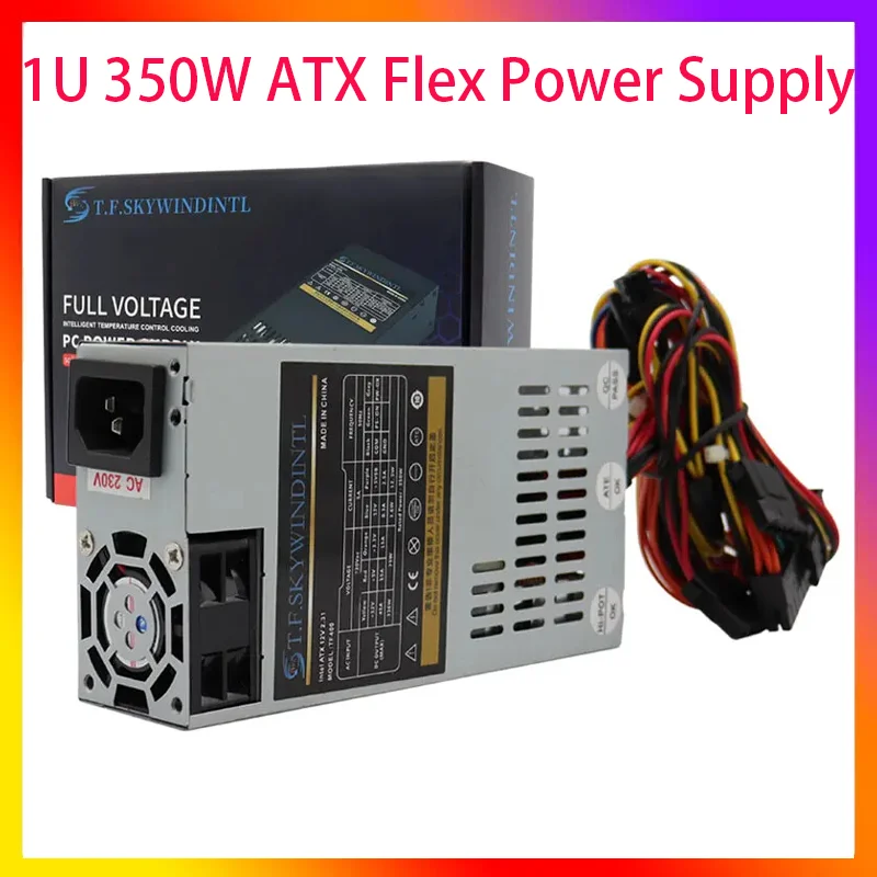 

Блок питания 350 Вт для ПК 1U FLEX HTPC для кассового аппарата NAS POS ATX Shuttle 24-контактный блок питания немодульный, хорошо протестированный для сервера