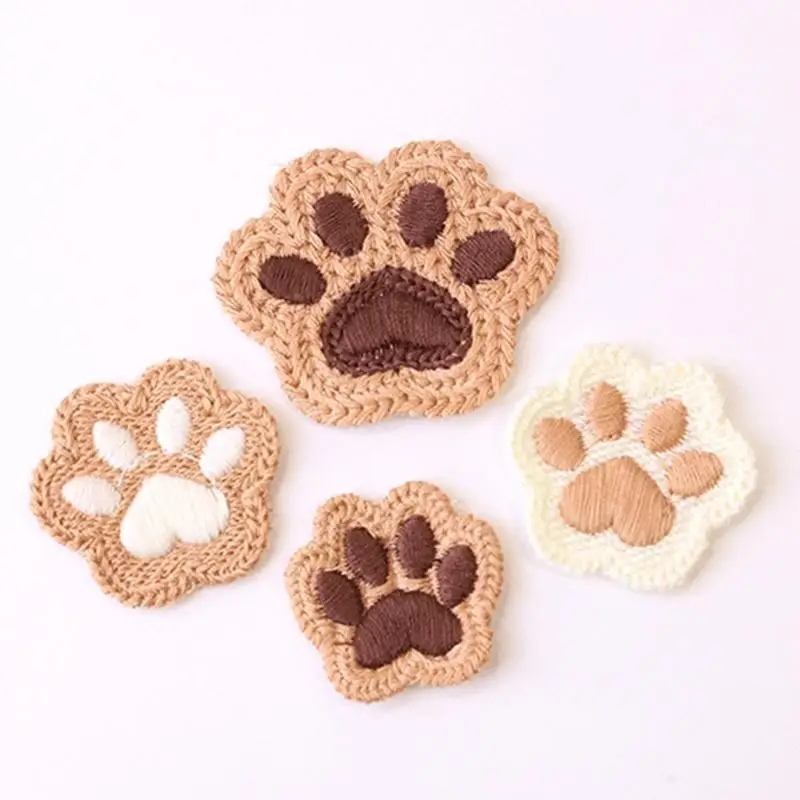 652F Elegant Applique Maillard Applique Sewing Paws Dress Patches for DIY Crafts