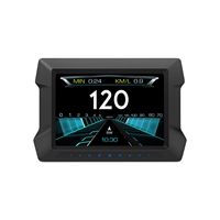 P22 3.5 Inch Car HUD Head Up Display GPS Dual System Windshield Projector With Multi Alarm Function