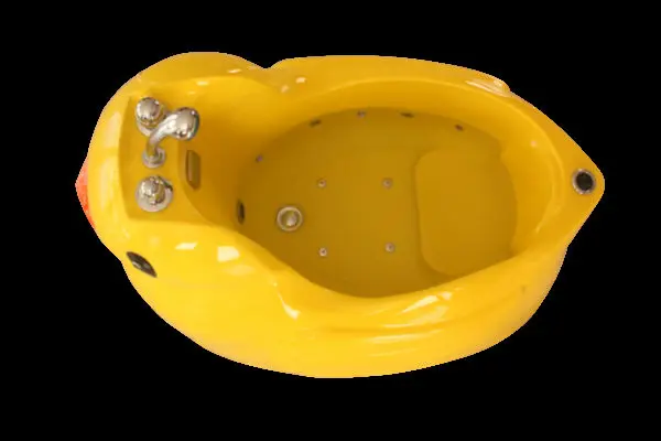 Yellow Duck Baby Bath Tub Whirlpool Bathtub For Babies Creative Products European Style Mini Baby Spa Massage Bathtub