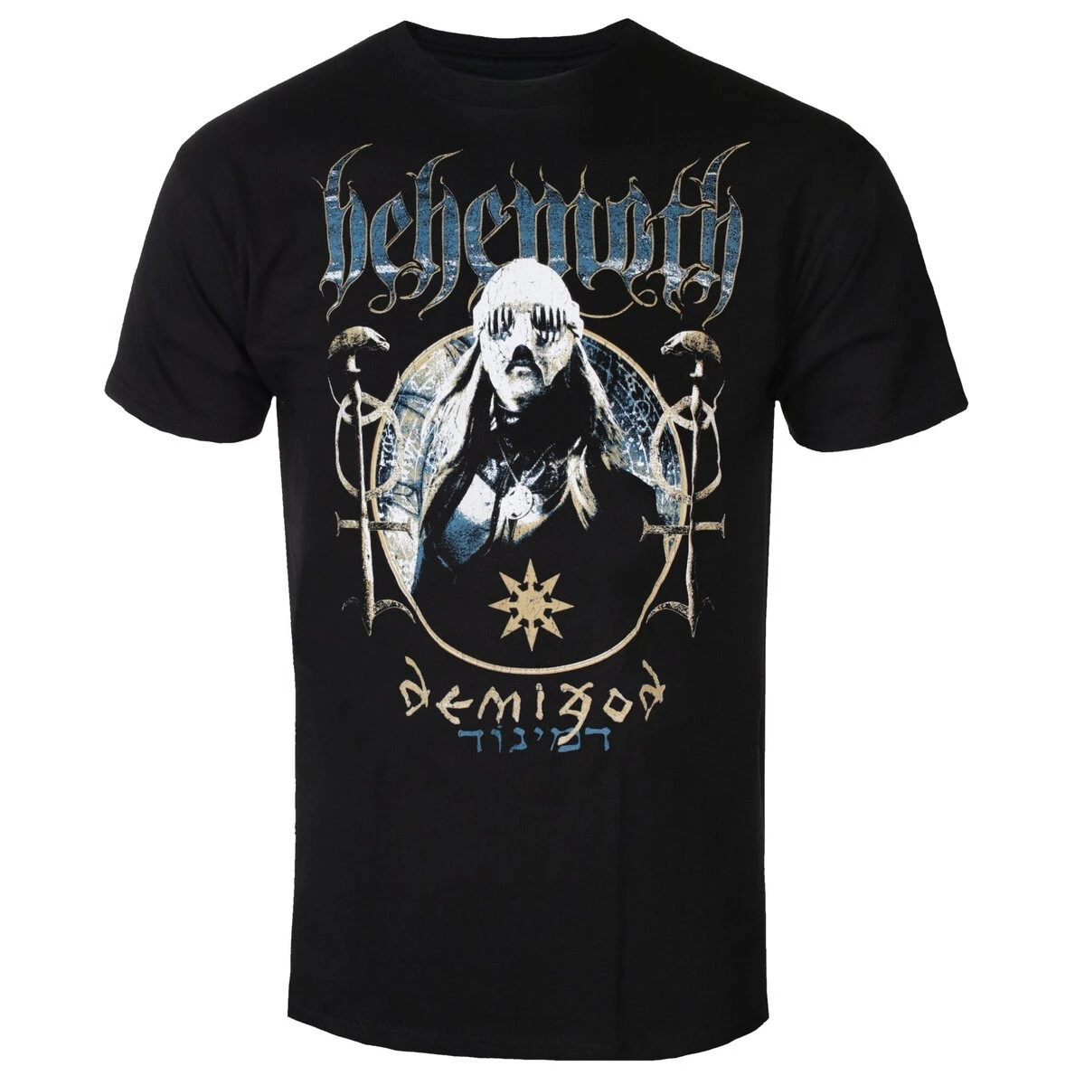 

BEHEMOTH DEMIGOD CULT T-Shirt Men's and Women's Short Sleeve Cotton Tees Vintage Hip Hop Y2k T-shirt Summer Tops Men's Clothing