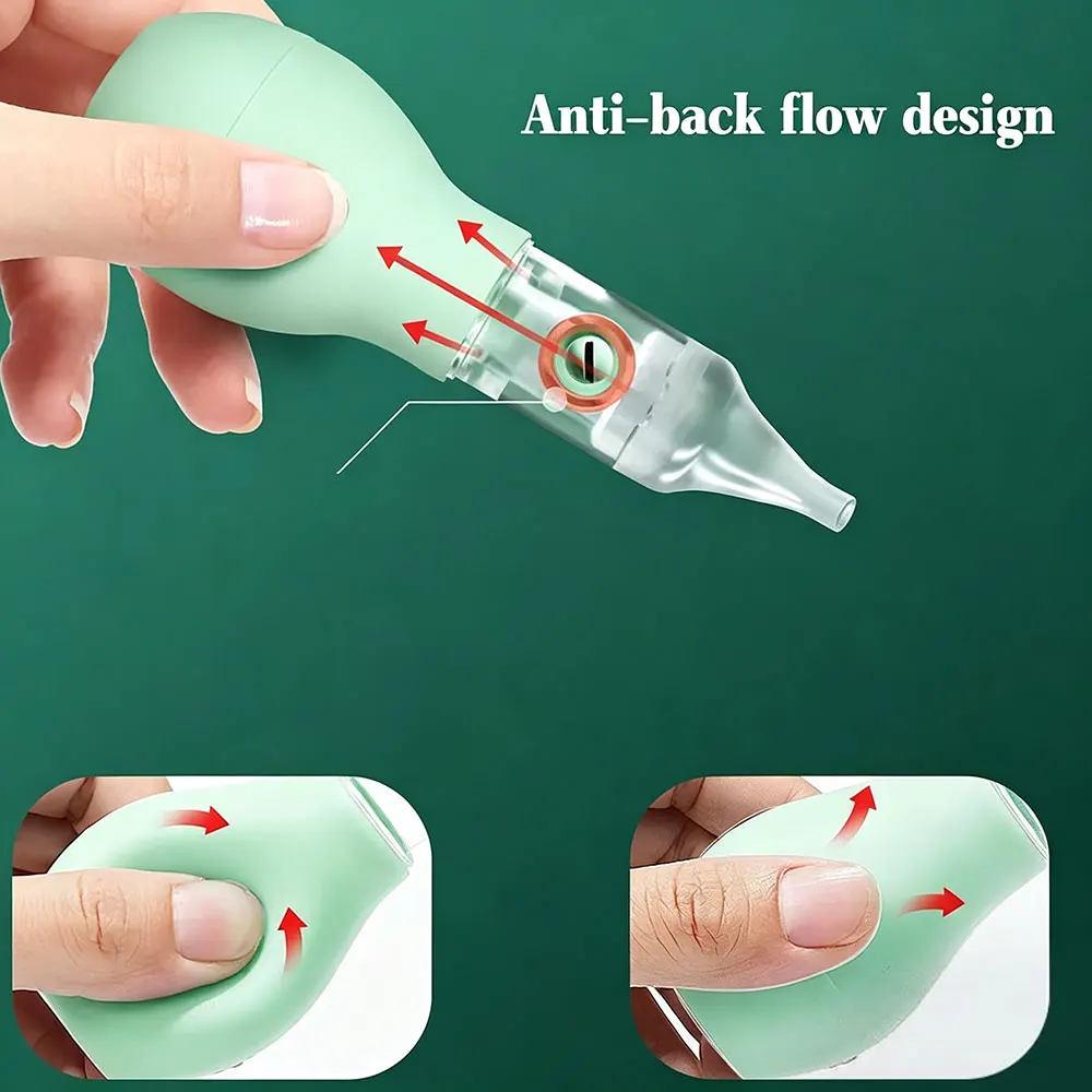 1/5/10pcs Baby Silicone Nasal Aspirator Suction Baby Safety Nose Cleaner Newborn Infantil Sanitation Nasal Patency Tool Cleaner view 6