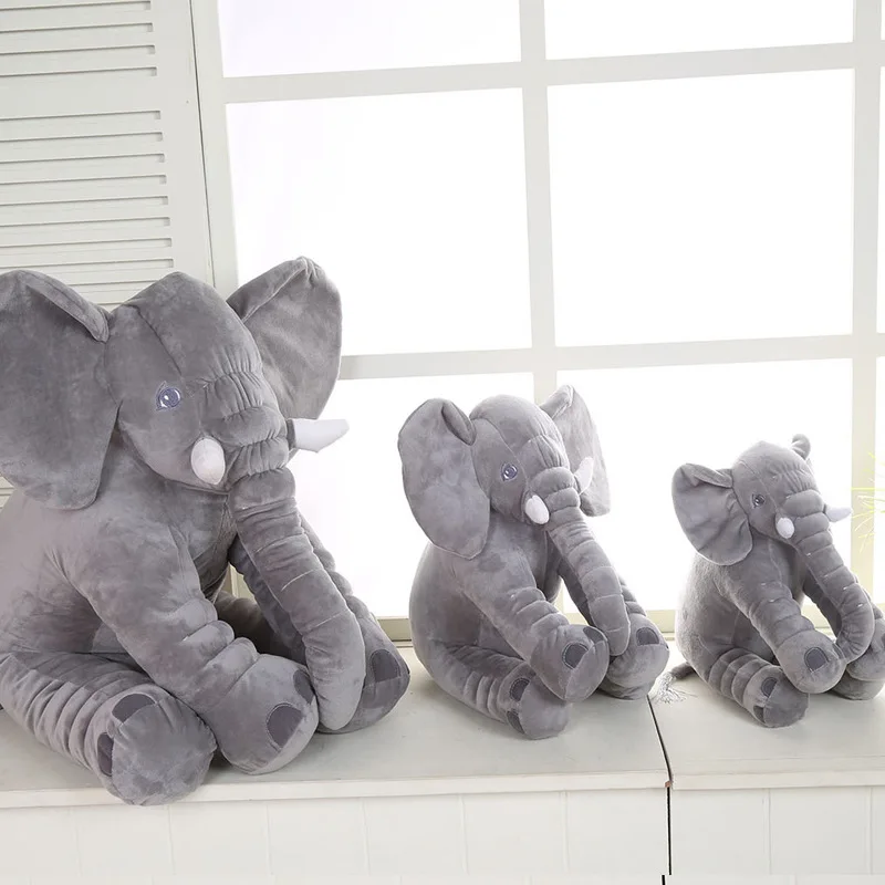 40cm Elephant Pillow Elephant Plush Doll Children\'s Elephant Plush Toy Elephant Very Good Gift