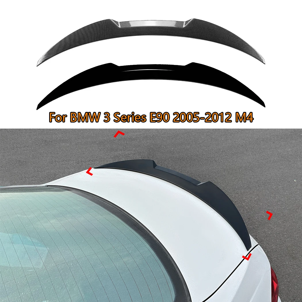 

Car Tail Wings Fixed Wind Spoiler Rear Wing For BMW 3 Series E90 2005-2012 M4 Cars Exterior Modification Parts