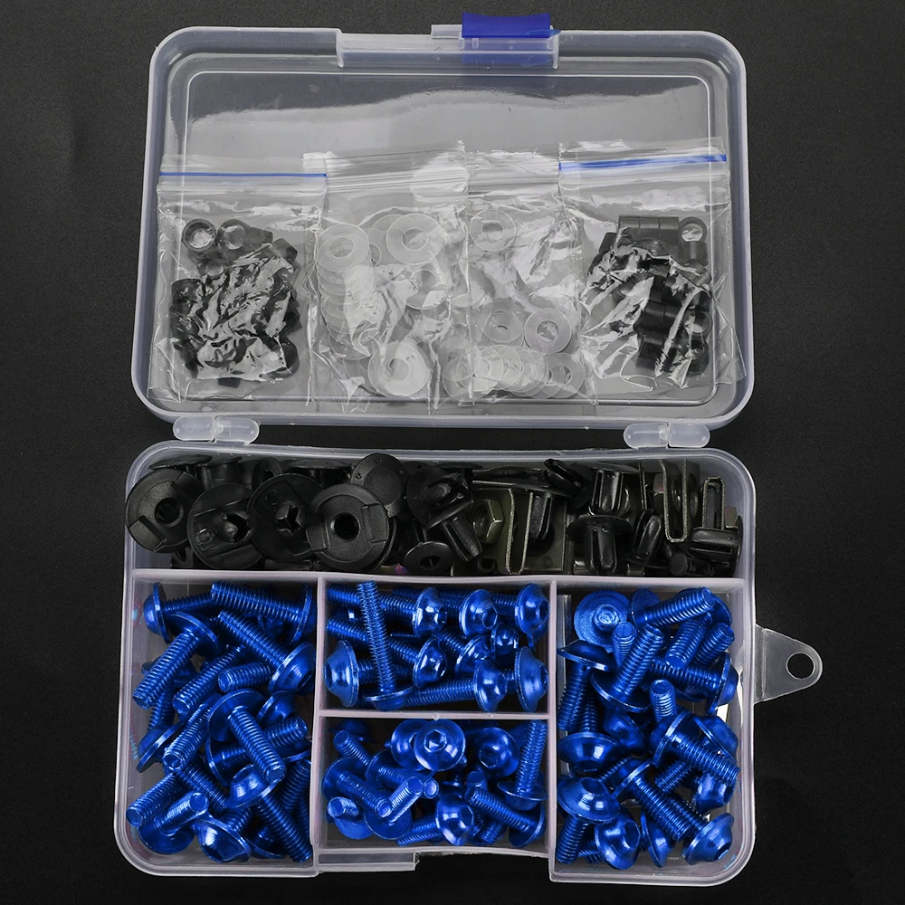Motorcycle Accessories Full Fairing Bolts Kit Screws Nuts CNC For yamaha DT230 LANZA DT200 DT125RR DT125R DT125LC DT125 RL/LC/RE