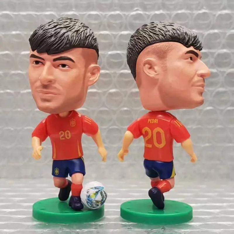 Ornement de fan de l'équipe nationale d'espagne, Mini Collection d'ornements Yamal Morata, personnages d'action mobiles, cadeaux de noël
