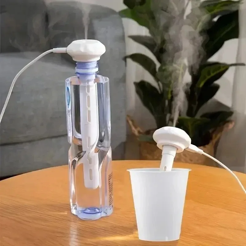 Portable Mist Humidifier Super Quiet Adjustable Length No Bottle for Car Office Bedroom Travel Personal Moisturizing