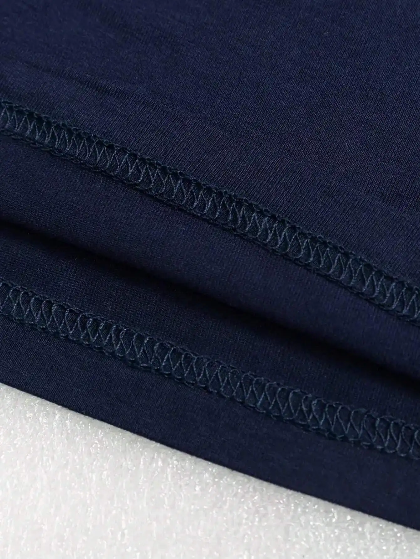 Marineblauwe crop-top met korte mouwen en uitlopende legging, tweedelige set, slanke pasvorm, hoge elasticiteit