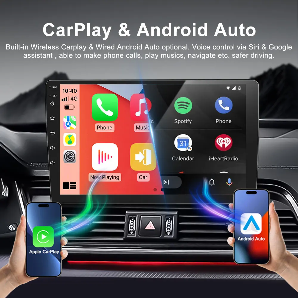 راديو سيارة OEM مقاس 9 بوصة مرخص Carplay Linux Universal Android Auto Car GPS الوسائط المتعددة AVN شاشة راديو إنفوتاينمنت Carplay #1
