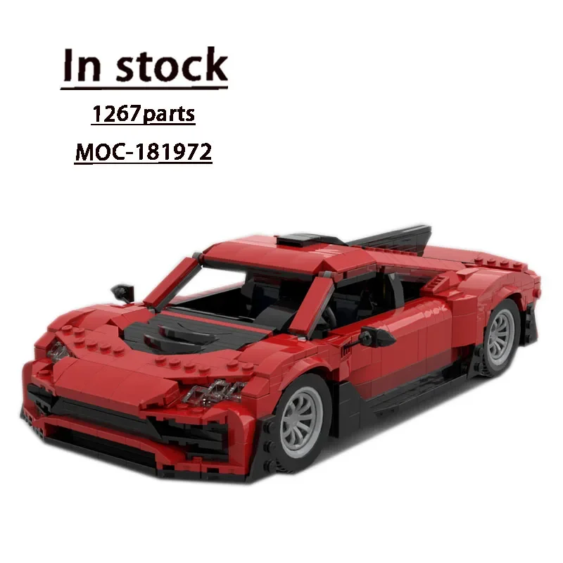 

MOC-181972 Movie Clip Supercar Racing Building Block Model 1267 Parts MOC Creative Boy Birthday Building Blocks Toy Gift