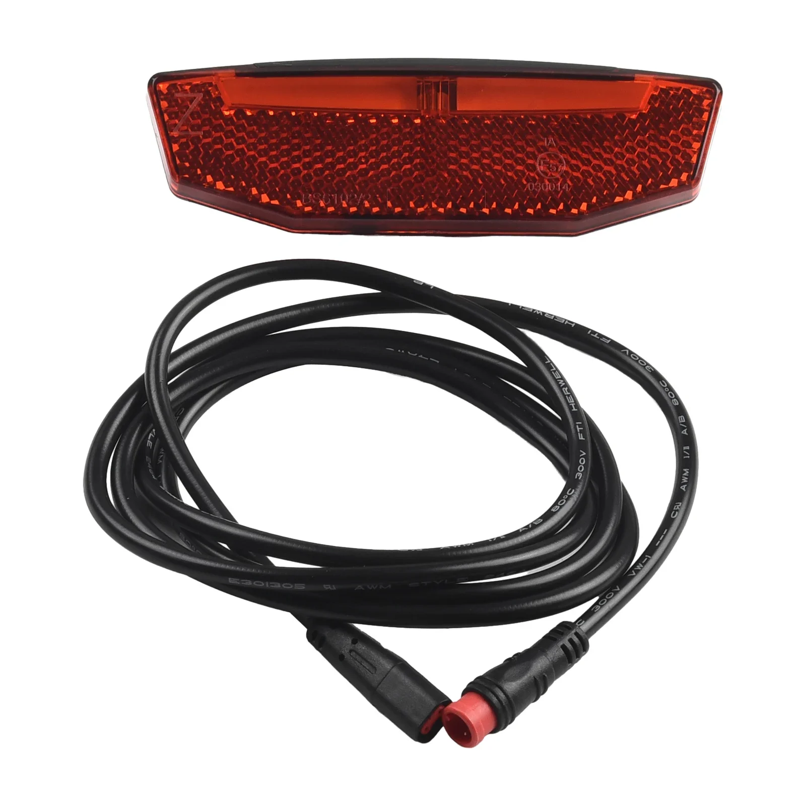 Tylna lampka do hulajnogi elektrycznej, roweru elektrycznego 36V 48V, tylna lampka do e-bike'a S M/ Wodoodporne połączenia interfejsu, lampka tylna do roweru