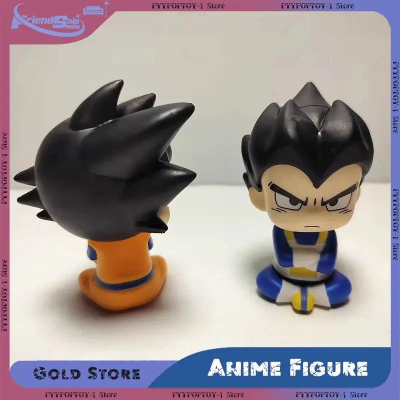 

Anime Figure Dragon Ball Z Q Version Goku Vegeta Action Doll Kawaii PVC Statue Desktop Ornament Cute Collection Model Toy Gift