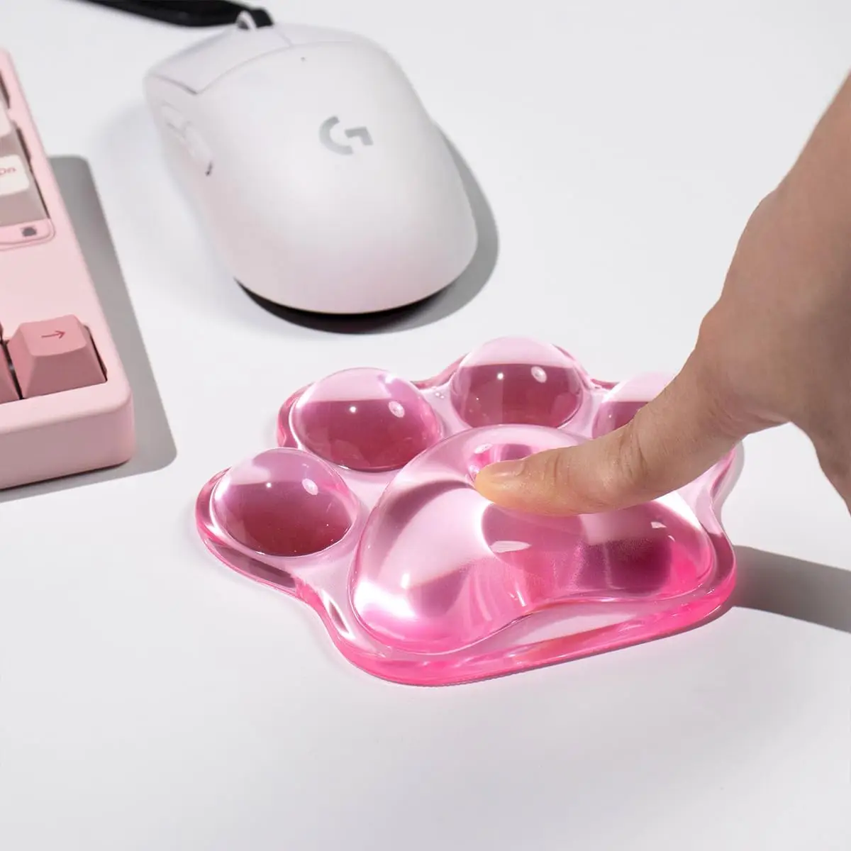 Cat Paw Mouse Wrist Rest Ergonomic Wrist Cushion Mouse Wrist Hand Cushion Soft For Office Home Desk Computer Mouse