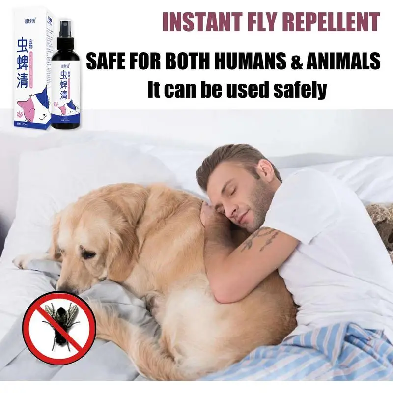 Pet Fleas Repellents Spray Dog Fleas Tick Treatments Mist Prevent Insect Repellent Control Spray Drive Away Ant Lice Spider