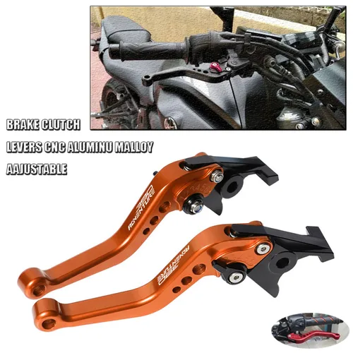 Imagen 1 del producto Para KTM 390ADVENTURE 390 ADVENTURE 2017-2024 accesorios de motocicleta palanca de embrague palanca de freno palancas ajustables
