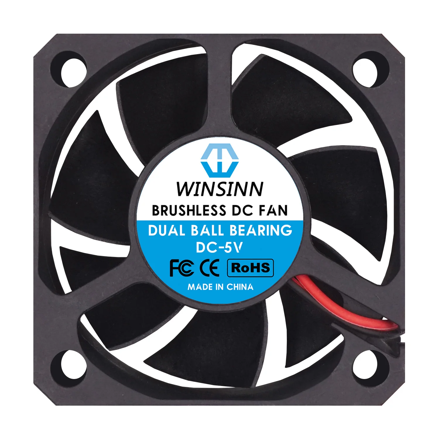 WINSINN 5020 50mm Fan DC 5V 12V 24V Sleeve / Dual Ball Bearing Brushless Cooling 50x20mm 2PIN