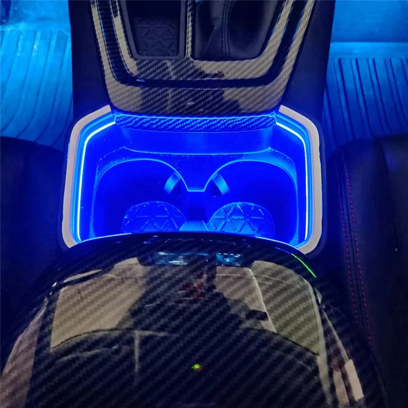 Interior Decorative Lamp For Toyota RAV4 XA50 2019 -2024 Car Accessories LED Central Water Cup Holder Light-T61C