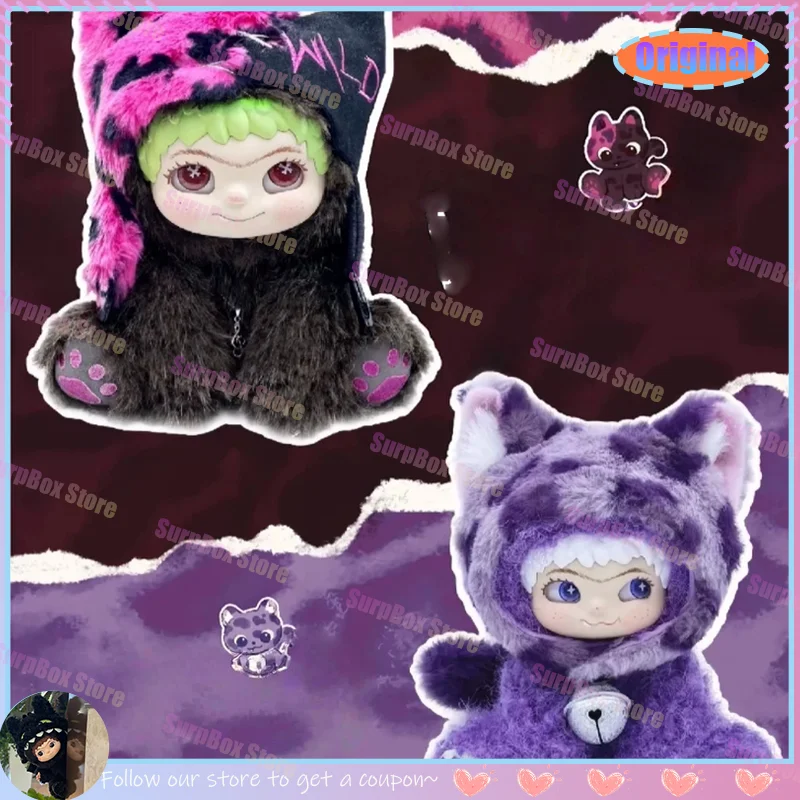 

Original Wakuku Hanging Card Full Series Collectible Toys Vinyl Face Blind Box Vinyl Doll Anime Figure Collection Toys Gifts