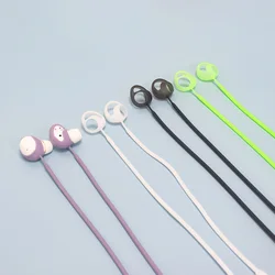 Correa antipérdida para auriculares Galaxy Buds 2 Pro, soporte para auriculares, Cable de cuerda, cuerda de silicona para el cuello