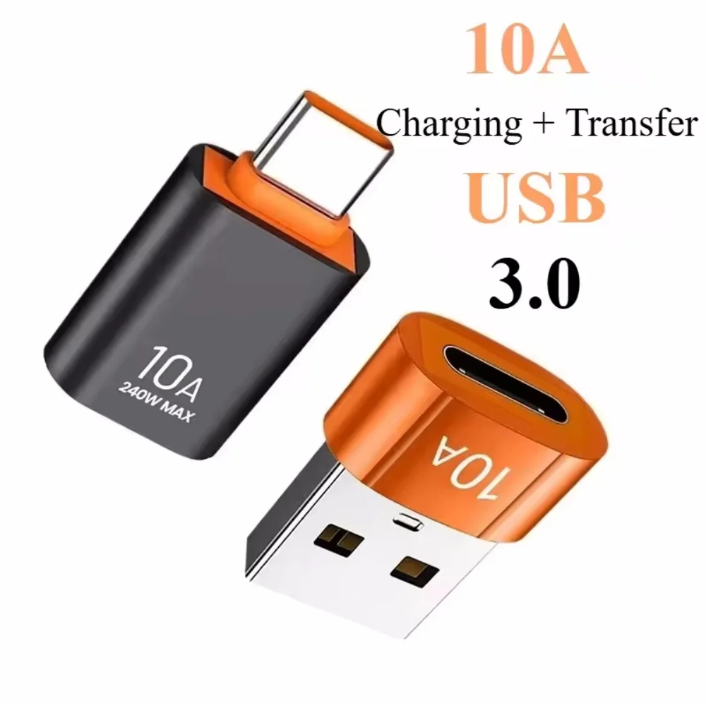10A Type C To USB 3.0 OTG Adapter For Xiaomi Samsung iphone Macbook OTG Connector Usbc To A Fast Charging Data Transfer Adaptor