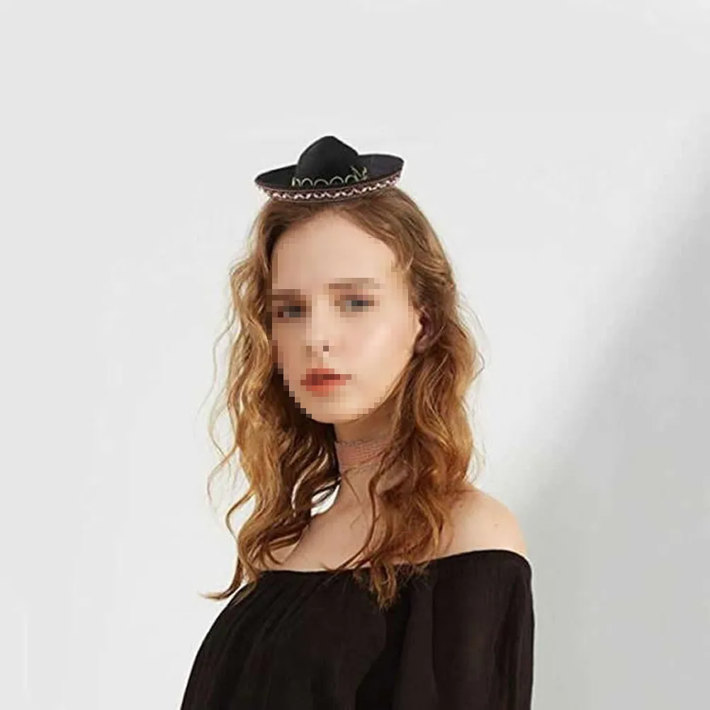 

Стильная мини-повязка для волос в виде шляпки для вечеринок и костюмированных мероприятий, уникальный головной убор, идеально подходит для маскарада, аксессуар для фотозоны