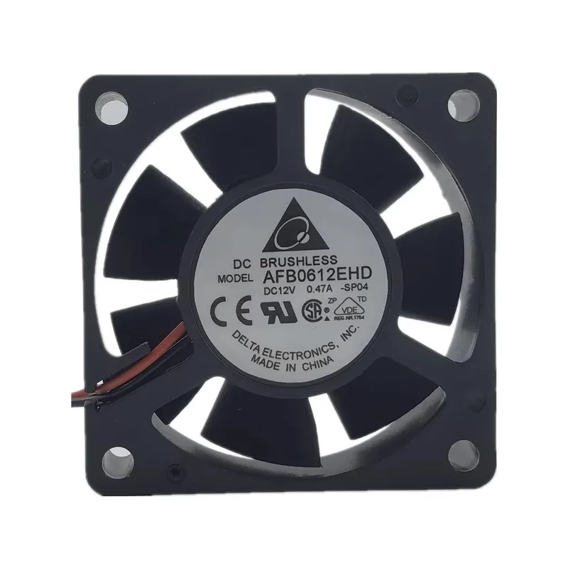 Original AFB0612EHD 12V 0.47A 6020 6cm 4-wire PWM high air volume power supply chassis fan