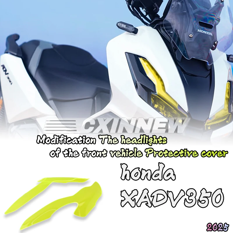 

2025 Motorcycle Acrylic Front Headlight Guard Head Light Lens Cover Protector For HONDA ADV350 ADV 350 2025 Spare Parts Parts