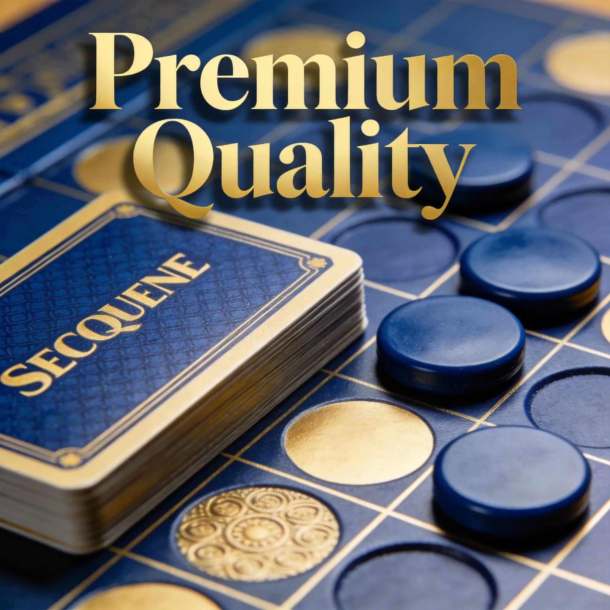 

Настольная игра SEQUENCE Luxury Edition — лучшая по рейтингам и признанная, премиум-качество, семейная стратегическая игра для детей и взрослых — английская версия