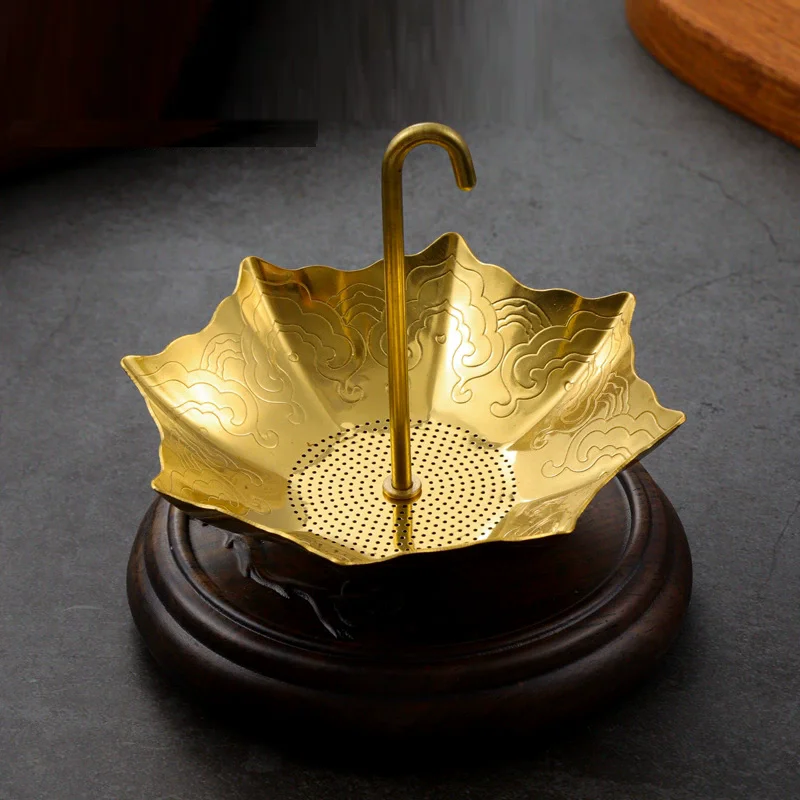 China Umbrella Tea Strainers Tea Infusers stainless steel Tea Filter Screen Teas Ceremony Accessories Teas Table Decorations