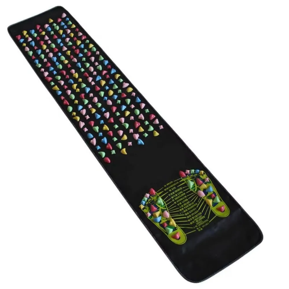 

Reflexology Walk Massage Foot Pad Soft Stone Road Imitation Goose Healing Acupuncture Pad Therapy Pain Relieve Walk Stone Mat