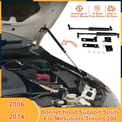 Bonnet Hood Support For Mitsubishi Montero Pajero Sport 2009-2013 Triton L200 2006-2014 Accessories Lift Support Hood Strut Bars