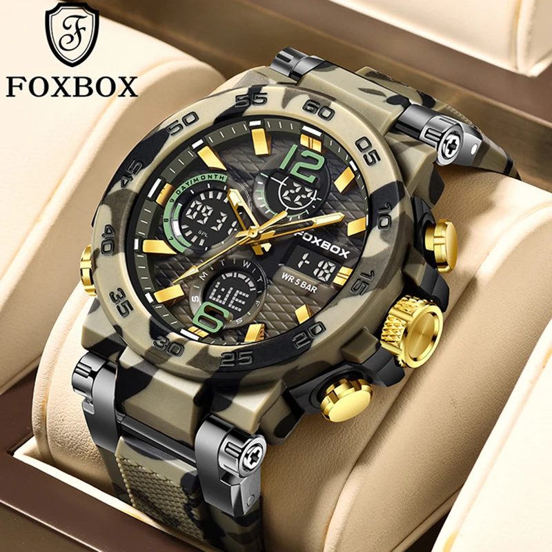 LIGE 2026 new Digital Men Military Watch 50m Waterproof Wristwatch LED Quartz Clock Sports Watch Male Watch for men reloj+BOX