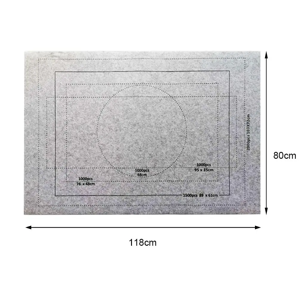 Portable Puzzle Play Mat 2000 Pieces Puzzles Travel Storage Bag