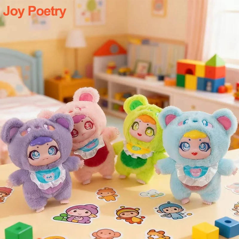 Peluche vinyle visage ours oreille poupée exquise mignon figurine jouet fille chambre décor de bureau enfants vacances fête Festival cadeau