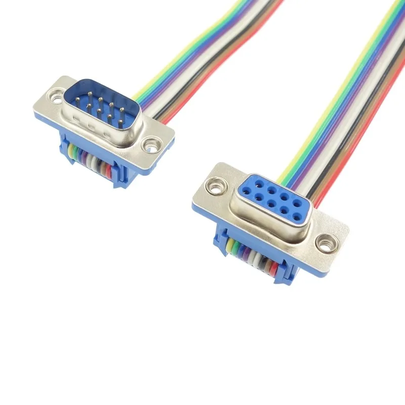 1pcs Serial Port Rs-232 Rehearsal Cable Com Port Adapter Cable Db9 Male To Male