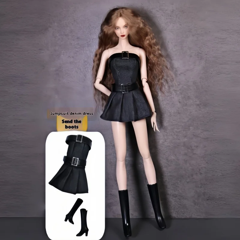 ﻿   Gorąca Wyprzedaż Modne Sukienki Eleganckie na Imprezę dla Lalek 30cm, Codzienne Ubrania dla Lalek, Spódniczka Księżniczki, Ubrania dla 1/6 BJD DIY, Bez Lalki