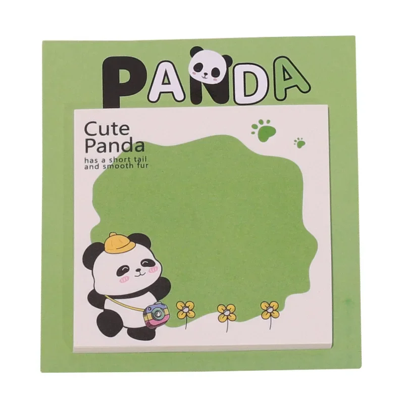 12Pcs Wholesale Cute Panda notes for high-value junior high school students Special note paper can be torn