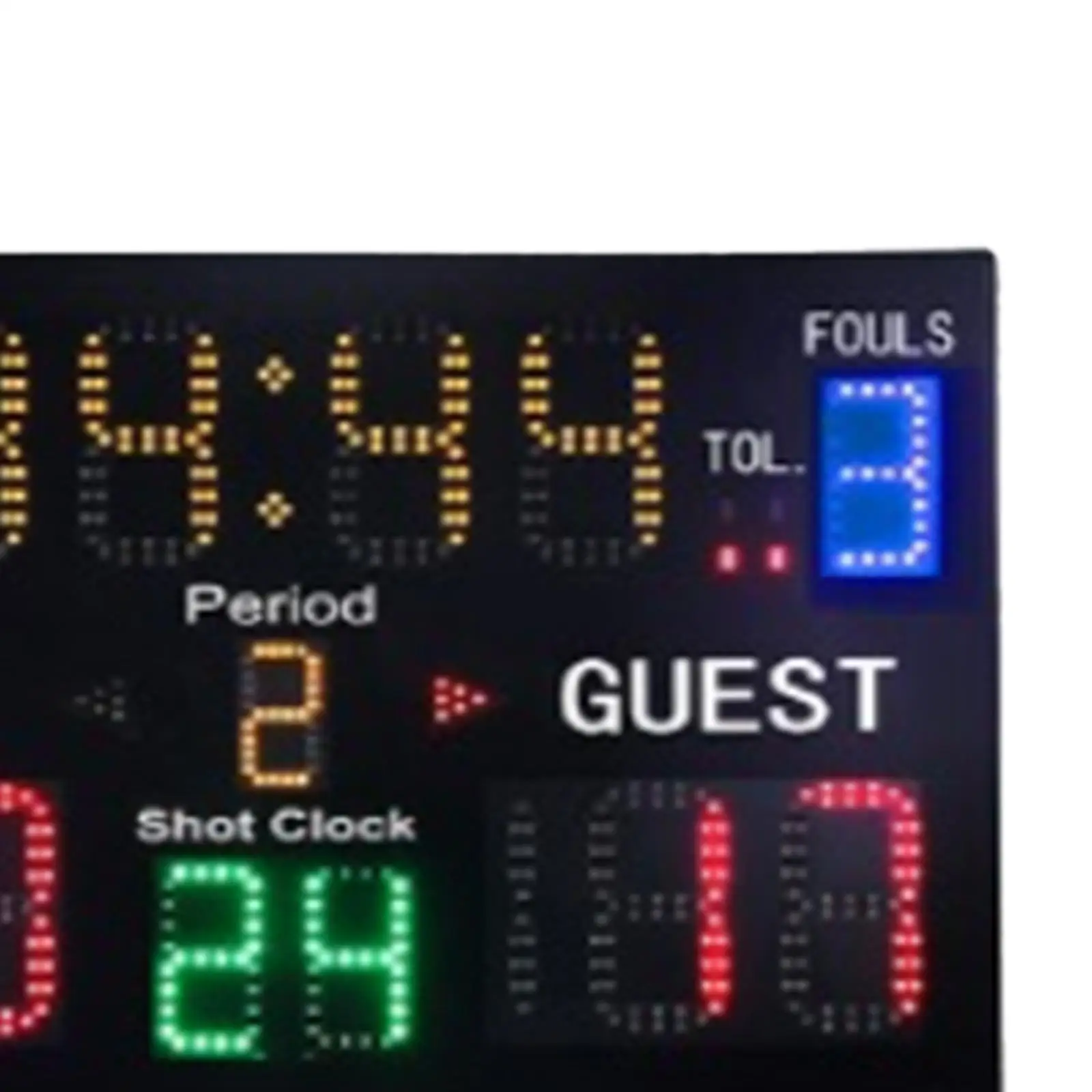 Indoor Basketball Scoreboard with Remote Electronic Scoreboard for Games