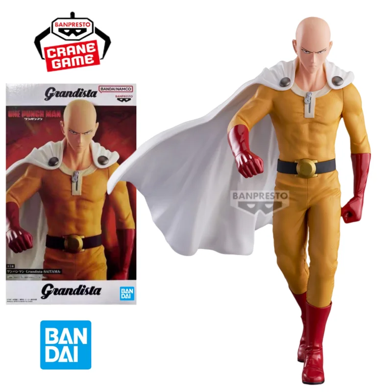 In Voorraad Originele BANDAI BANPRESTO ONE PUNCH MAN Grandista Saitama Anime Figuur Model Collectie Desktop Ornamenten Speelgoed Geschenken