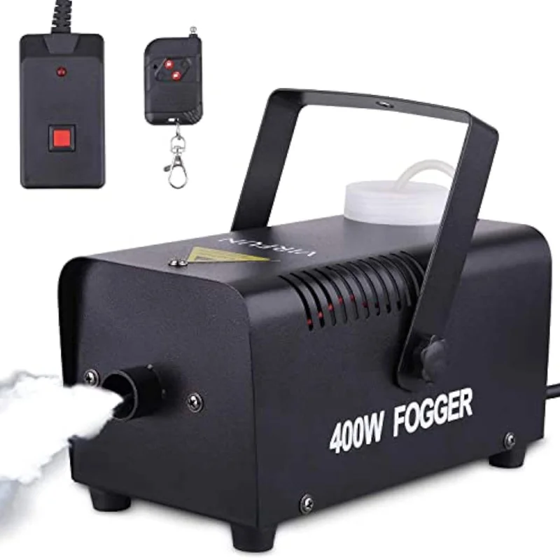 400W Fog Machine Remote Control LED Smoke Machine Disco KTV DJ Party Club Bar Wedding Stage Effects Event Show
