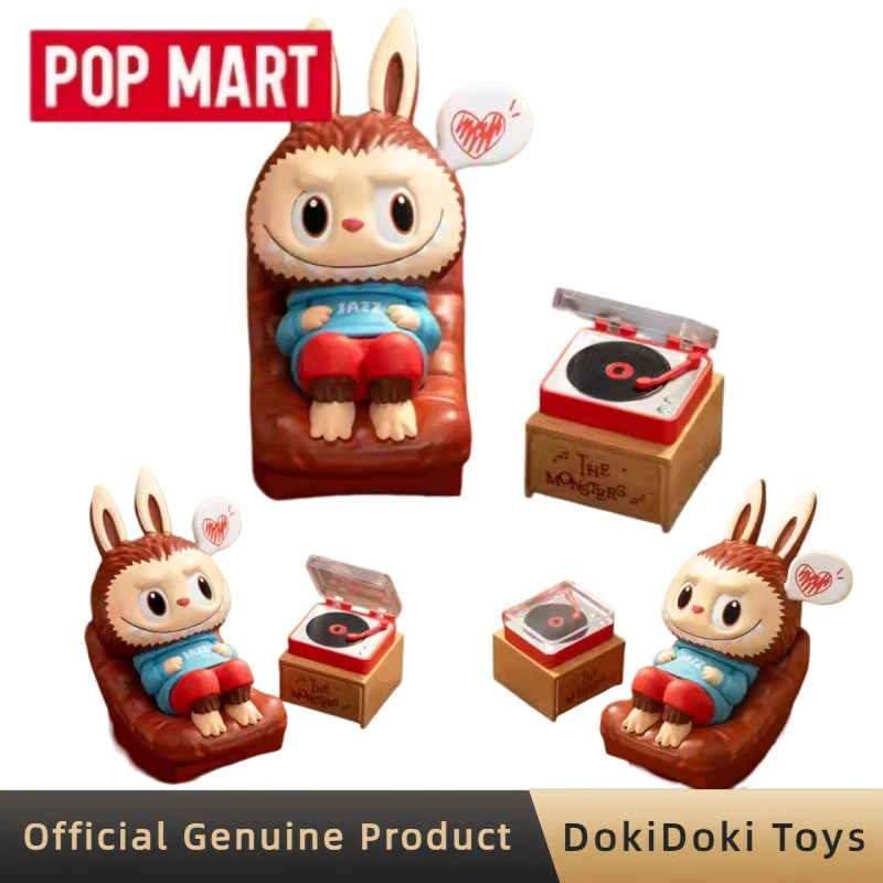 

Фигурка POPMART Labubu Jazz: Настольные украшения, коллекционная модель, милые игрушки, аниме-фигурка Labubu The Monsters, подарок для друзей