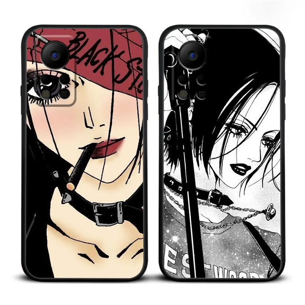 Nana Osaki on Purple Tie Dye Phone Case For Infinix SPARK 7 6 Go 5 HOT 30 30I 20 20I 20S 5G 12 12I 11 11S 10 10I 10S Play Case