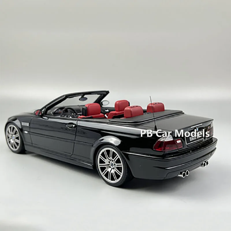 Ornament gift 2004 M3 E46 OTTO 1:18 Roadster limited simulation car model toys for boys