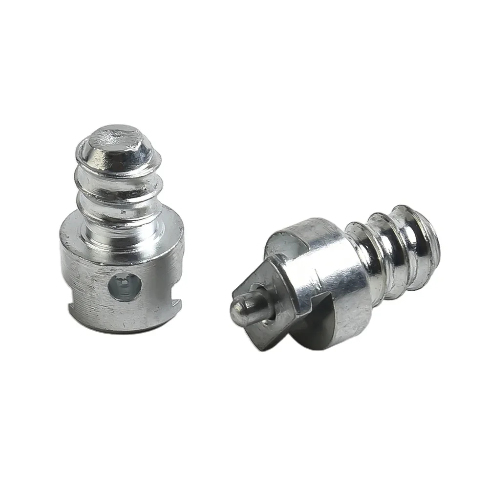 10pcs Male Female Join Connector Electric Drill Pipe Dredge Machine 16mm Spring Galvanized Silver PneumaticTool Accessories