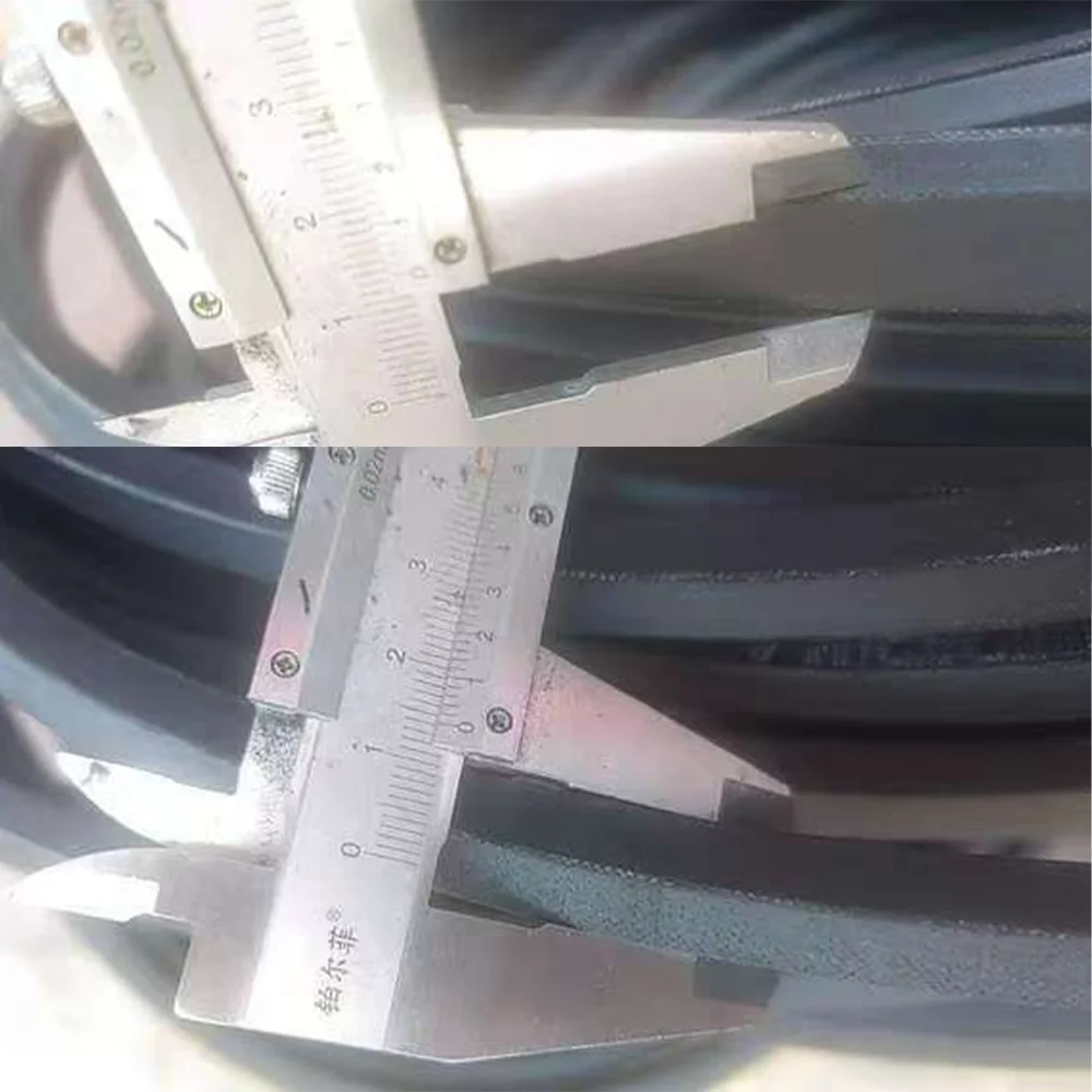 V-belt hexagonal belt Length BB3420-BB9200 Rubber drive belt Industrial machinery, cotton machine, belt