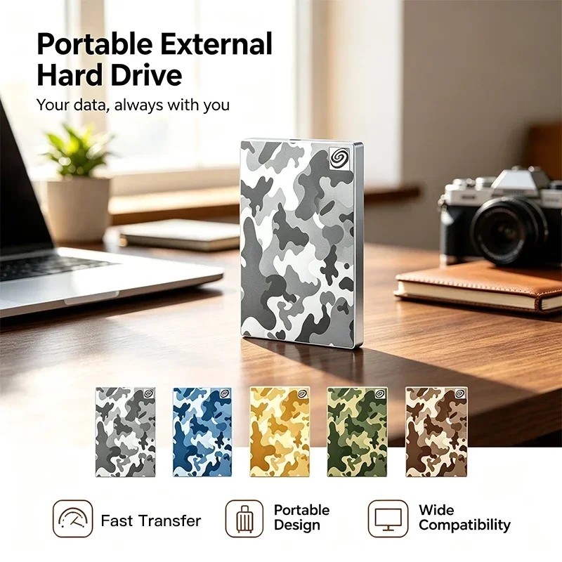 Assorted Colors External Mechanical Hard Disk, 1TB/2TB/500GB, USB 3.0, Portable HDD, Compact, Desktop PC, Notebook. Prime.