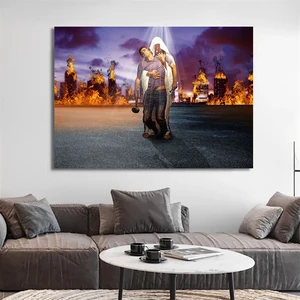 Jesus Lion Christian Hand von Gott malt Leinwand, Plakate und religiöse Eindrücke, Wandkunst, Lamm Gottes, Raumbilder, Wohnkultur 10 Religionsbilder der Hauptverkäufe - №8