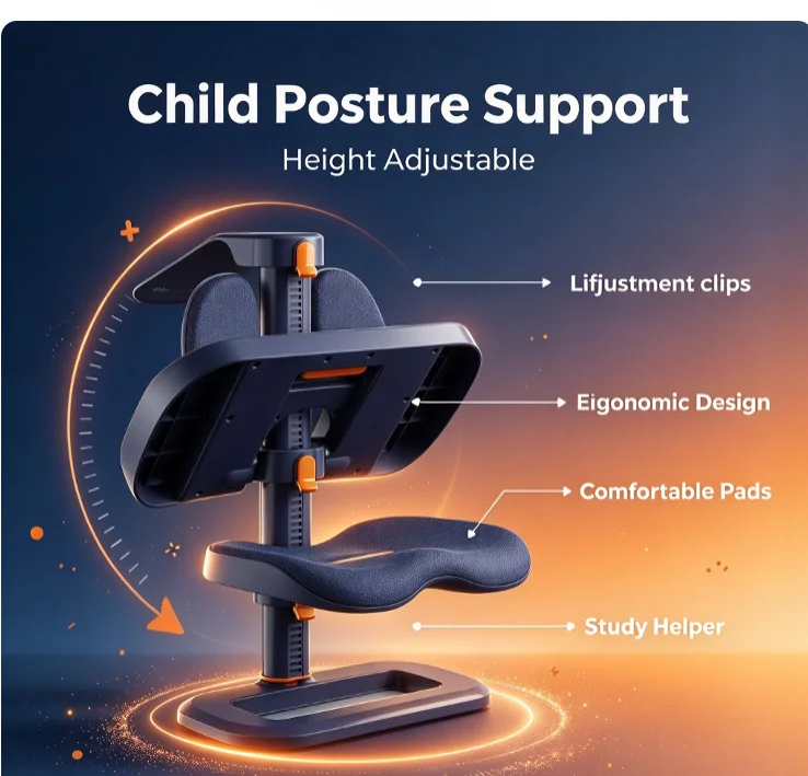 Kids Car Seat Footrest New Adjustable Foot Stool Leg Support Pedal Rest Platform Toddler Travel Comfort Booster Accessories Pad