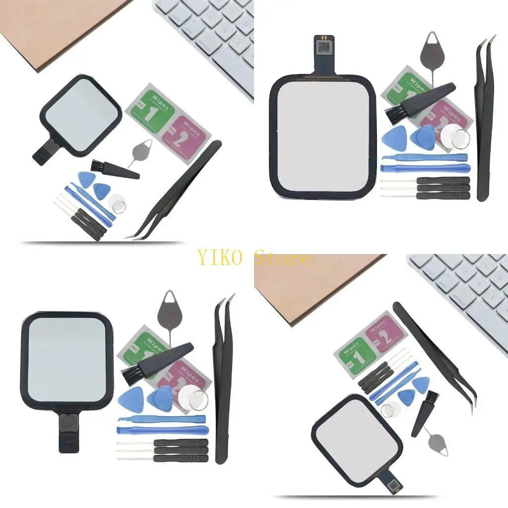 

K32C Universal Watch Strenscreen Repair для iWatchs4 40/44 мм прочный спереди для часа передний стекло заменить набор с